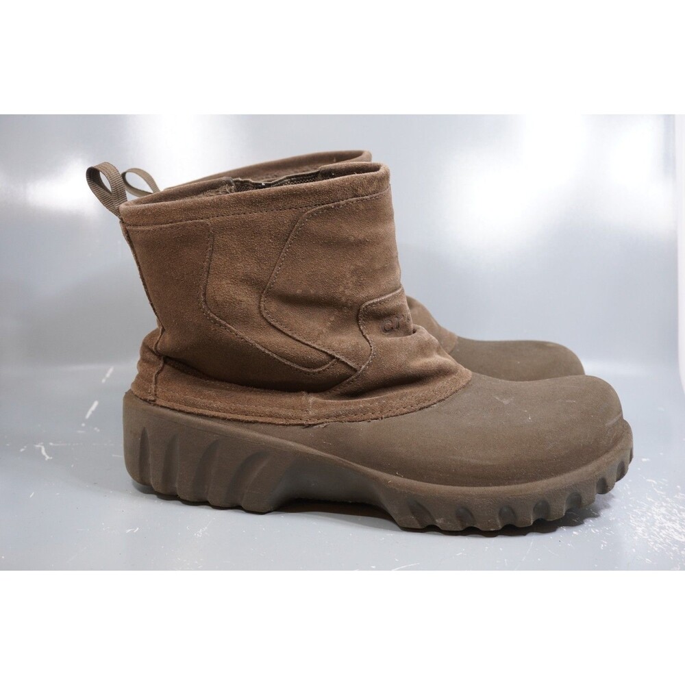 Crocs Boots Ambler Mens Sz 13 Suede Rugged Outdoor Waterproof Ankle Boot Rare